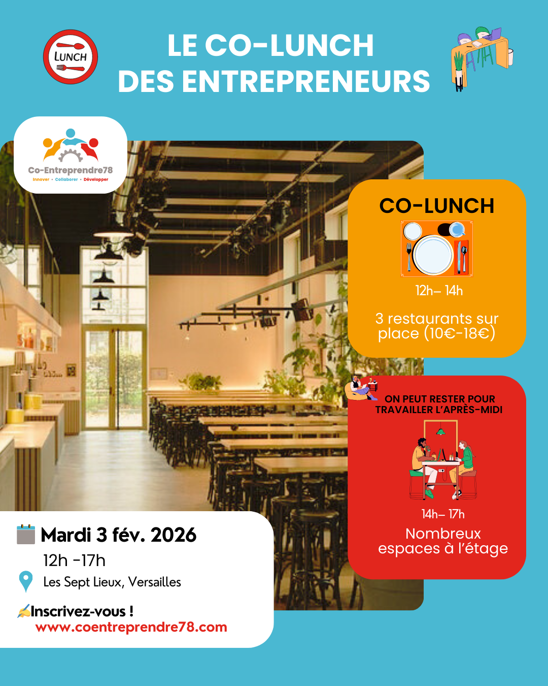 Le Co-Lunch des Entrepreneurs - 3 fév. 26