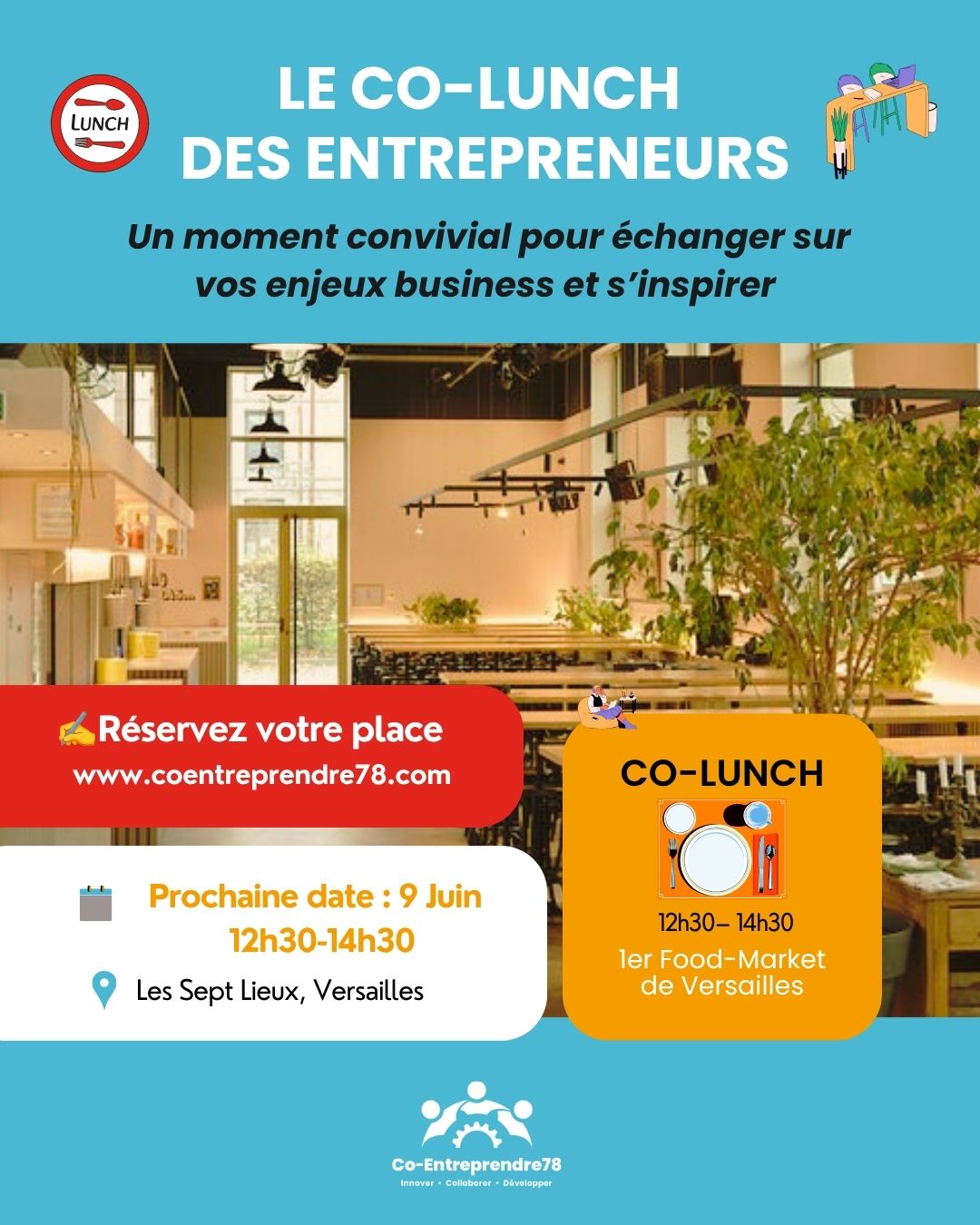 Co-Lunch des Entrepeneurs -9 Juin-