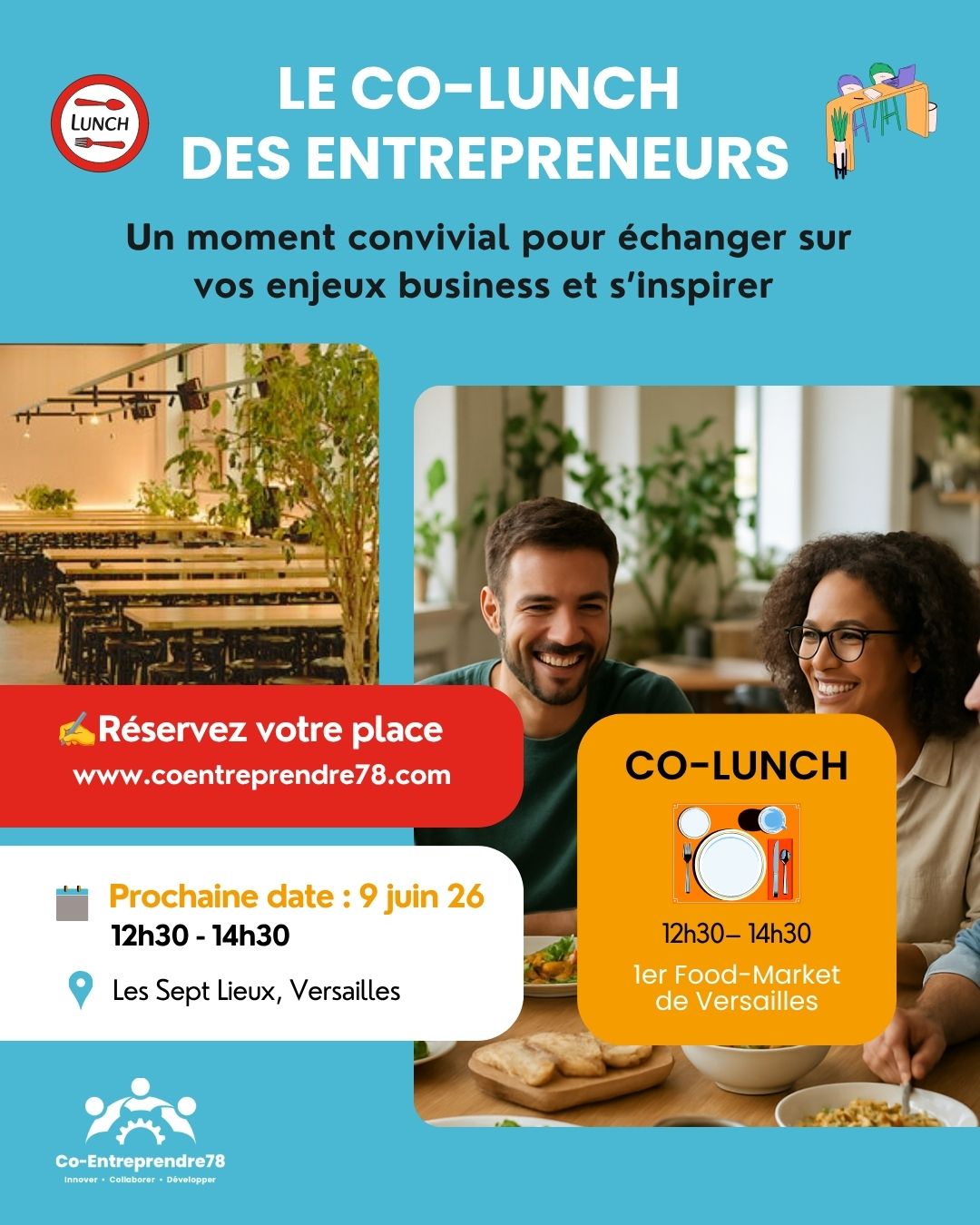 Co-Lunch des Entrepeneurs -9 Juin-