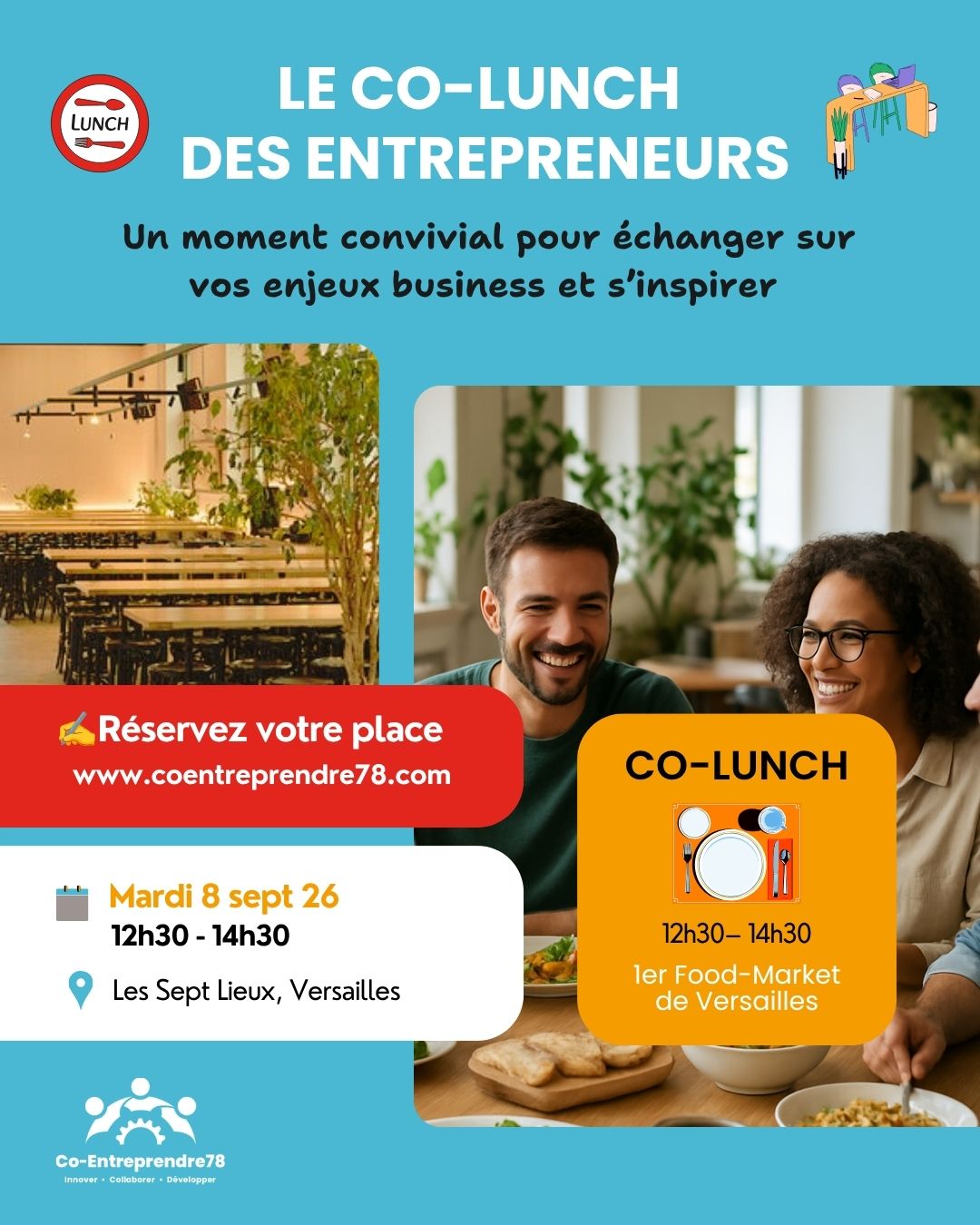 1er Co-Lunch de Rentrée de Coentreprendre78